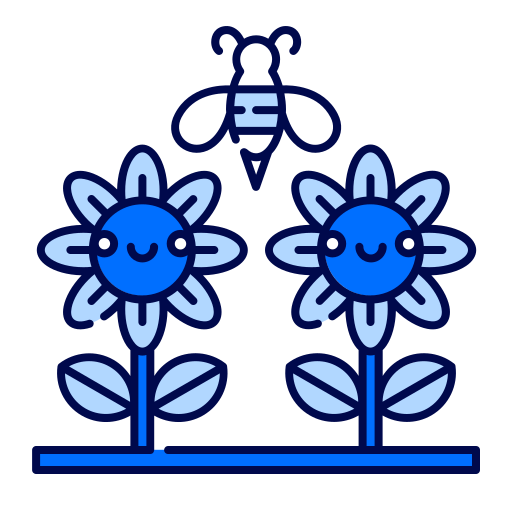 Bee Generic Blue icon