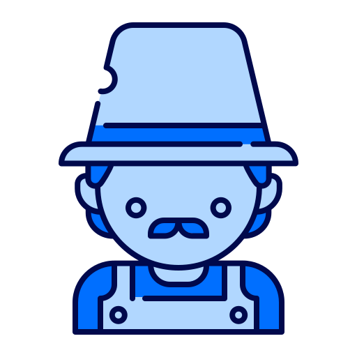 farmer Generic Blue icon