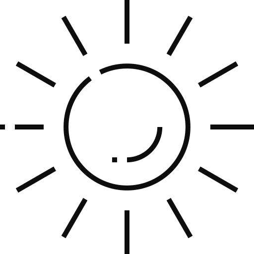 sonnig Generic Detailed Outline icon