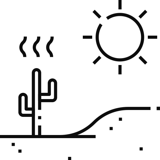 deserto Generic Detailed Outline icona