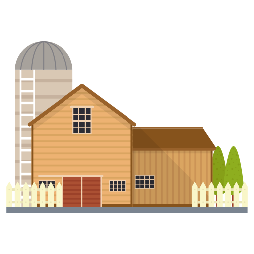 Farm house Generic Flat icon