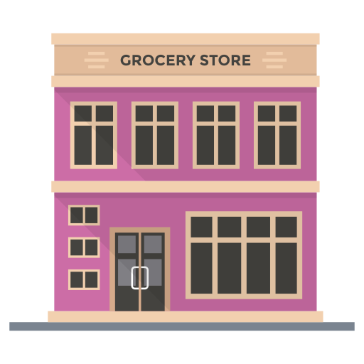 Grocery store Generic Flat icon