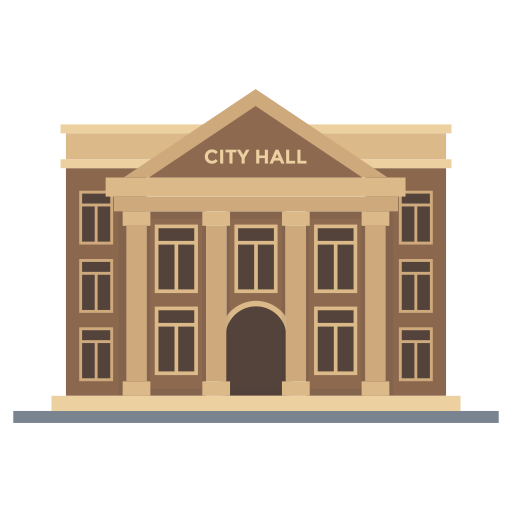 City hall Generic Flat icon