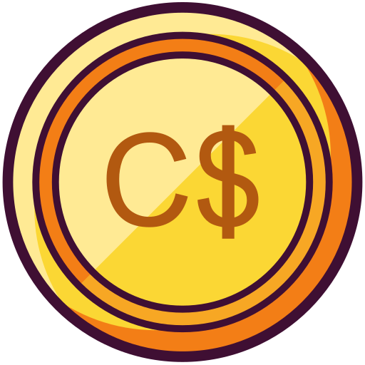 kanadischer dollar Generic Outline Color icon