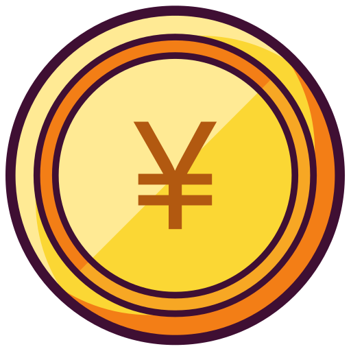japanische yen Generic Outline Color icon