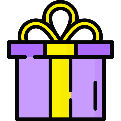regalo Special Lineal color icono