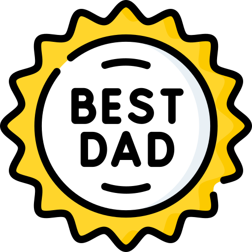 melhor pai Special Lineal color Ícone