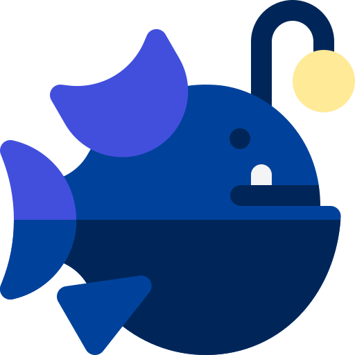 Anglerfish Basic Rounded Flat icon