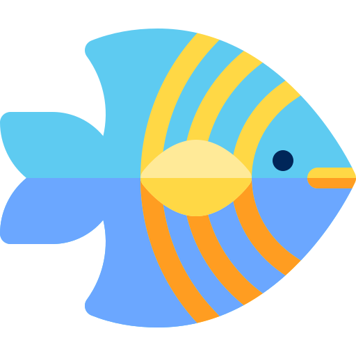 Angelfish Basic Rounded Flat icon