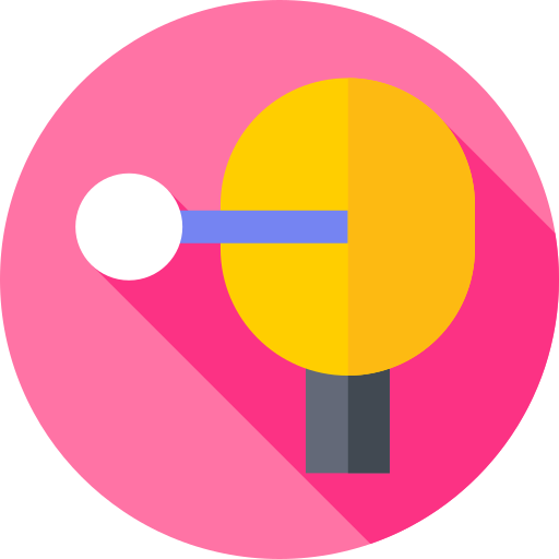ping pong Flat Circular Flat icono
