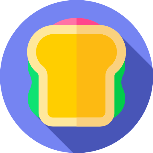 sandwich Flat Circular Flat icon