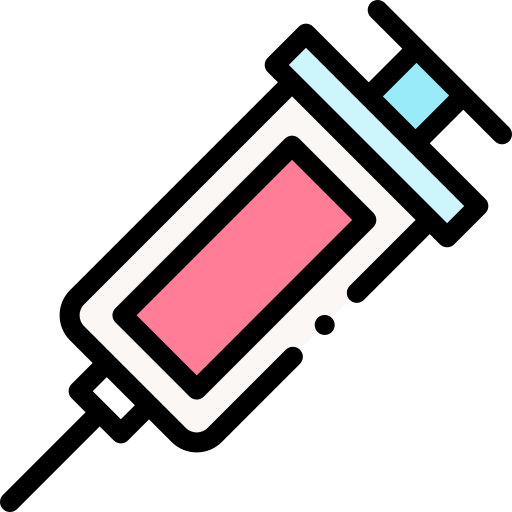 Syringe Detailed Rounded Lineal color icon