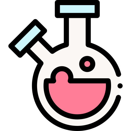 Flask Detailed Rounded Lineal color icon