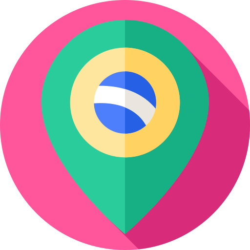 브라질 Flat Circular Flat icon