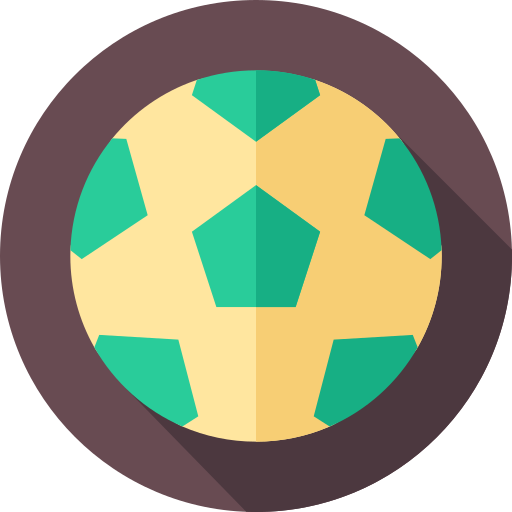 Soccer ball Flat Circular Flat icon