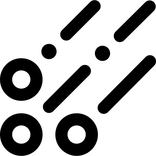 meteorenregen Super Basic Orbit Outline icoon