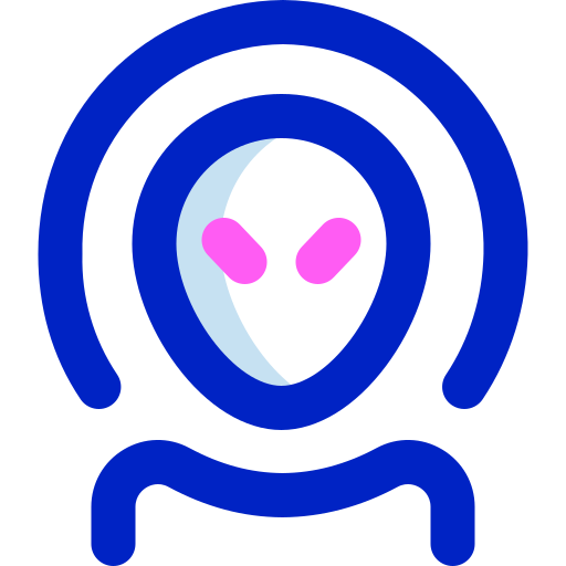 extraterrestre Super Basic Orbit Color icono