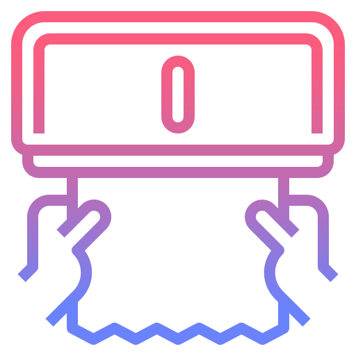 Paper roll Nhor Phai Lineal Gradient icon