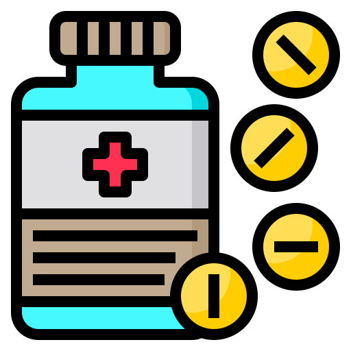 Aspirin Phatplus Lineal Color icon