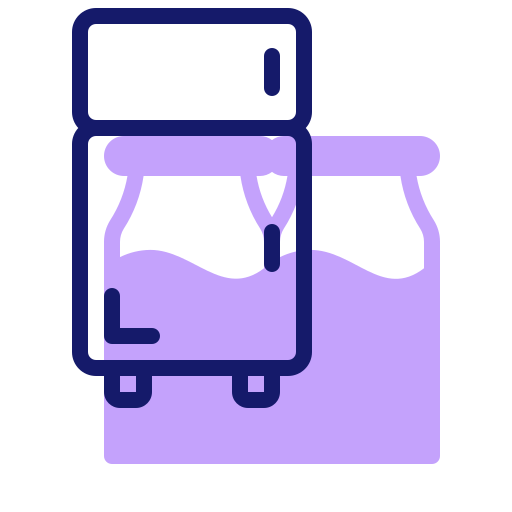 Refrigerator Inipagistudio Lineal Color icon