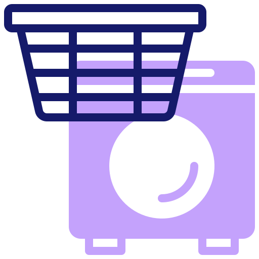 Washing machine Inipagistudio Lineal Color icon