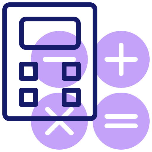 taschenrechner Inipagistudio Lineal Color icon