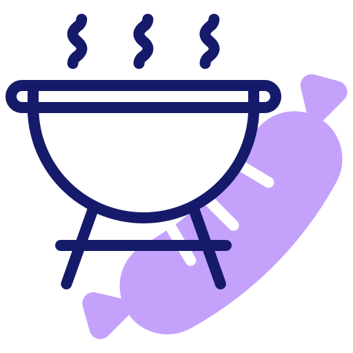 grill Inipagistudio Lineal Color ikona
