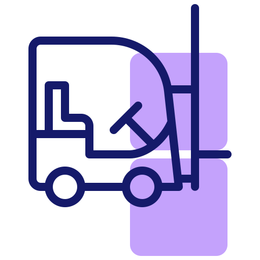 Forklift Inipagistudio Lineal Color icon