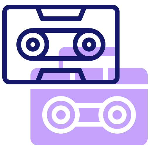 Cassette Inipagistudio Lineal Color icon