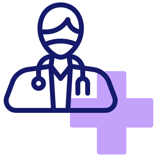 Medical doctor Inipagistudio Lineal Color icon