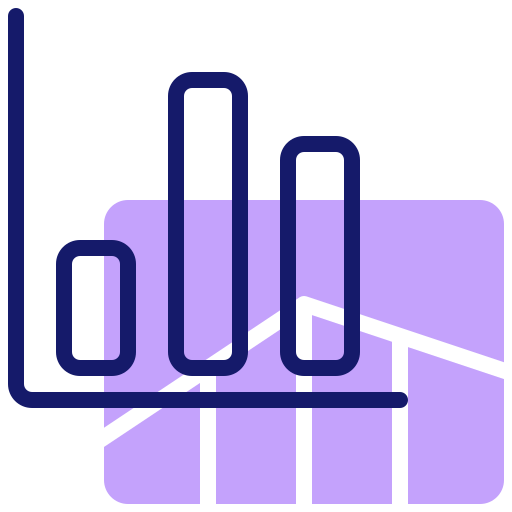 Statistics Inipagistudio Lineal Color icon