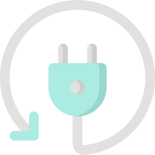 energia odnawialna bqlqn Flat ikona