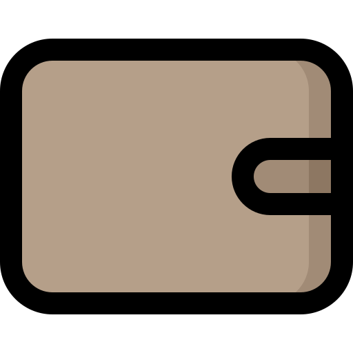 財布 bqlqn Lineal Color icon