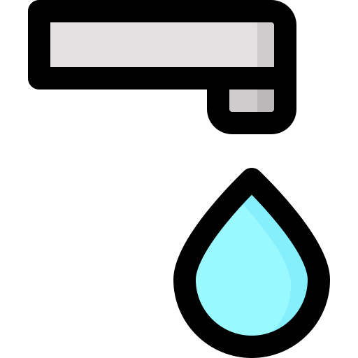 agua bqlqn Lineal Color icono