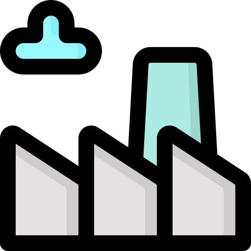 製造業 bqlqn Lineal Color icon