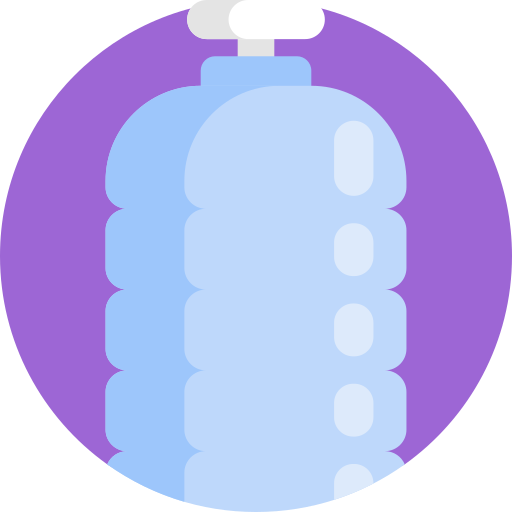 Water bottle Detailed Flat Circular Flat icon