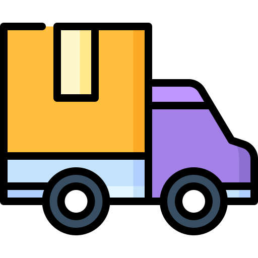 camión de reparto Special Lineal color icono