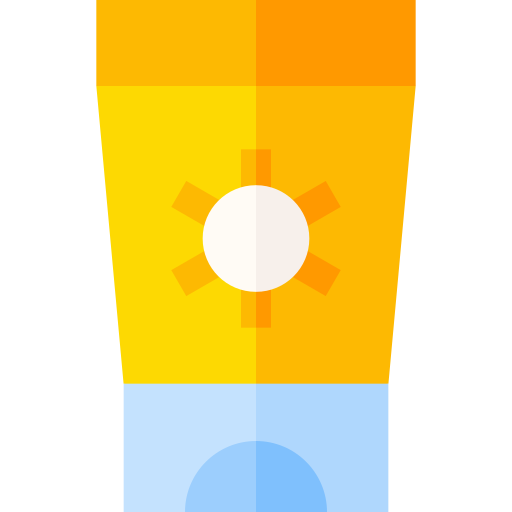 protetor solar Basic Straight Flat Ícone