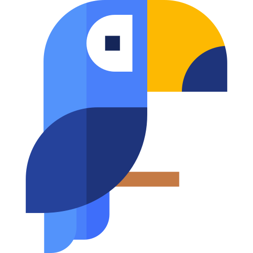 Toucan Basic Straight Flat icon