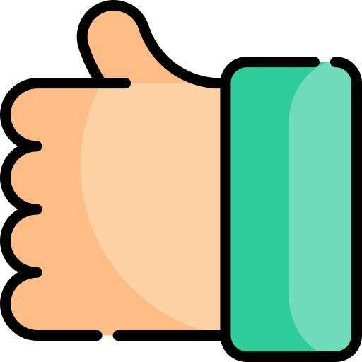 Hand Kawaii Lineal color icon
