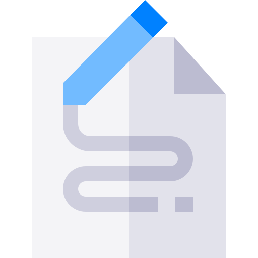 tekening Basic Straight Flat icoon