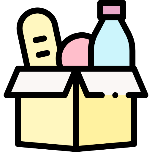 darowizna żywności Detailed Rounded Lineal color ikona