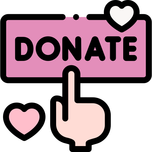 Donate Detailed Rounded Lineal color icon