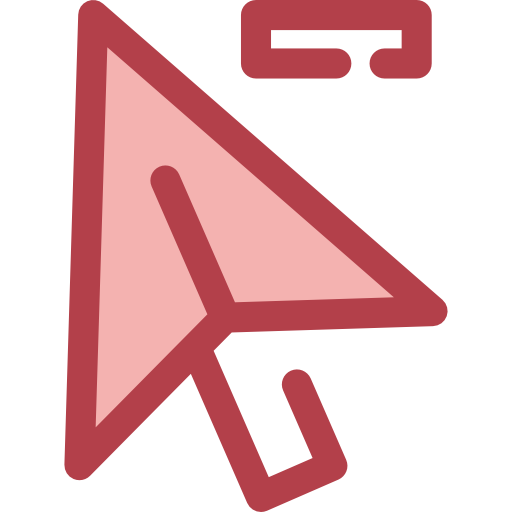 カーソル Monochrome Red icon