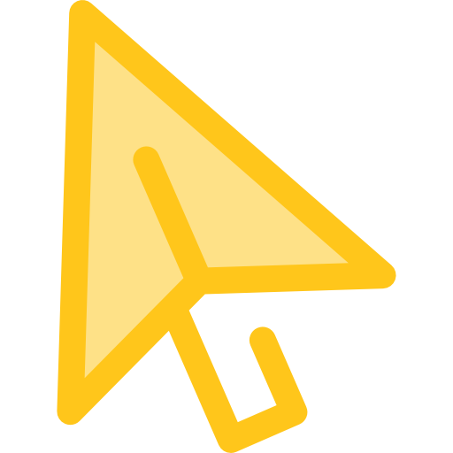 커서 Monochrome Yellow icon