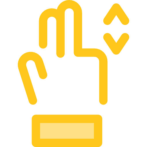 rolagem Monochrome Yellow Ícone
