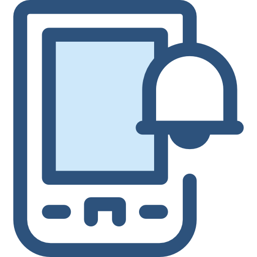 telefon komórkowy Monochrome Blue ikona