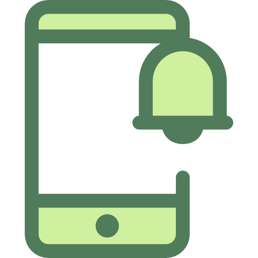 smartphone Monochrome Green icon