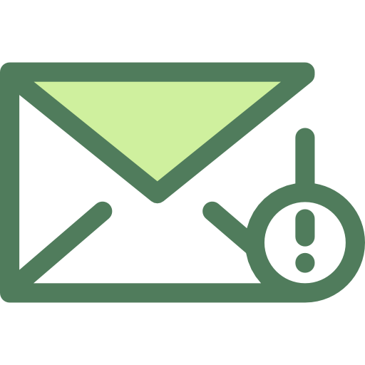 correo electrónico Monochrome Green icono