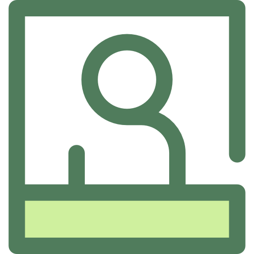 usuarios Monochrome Green icono